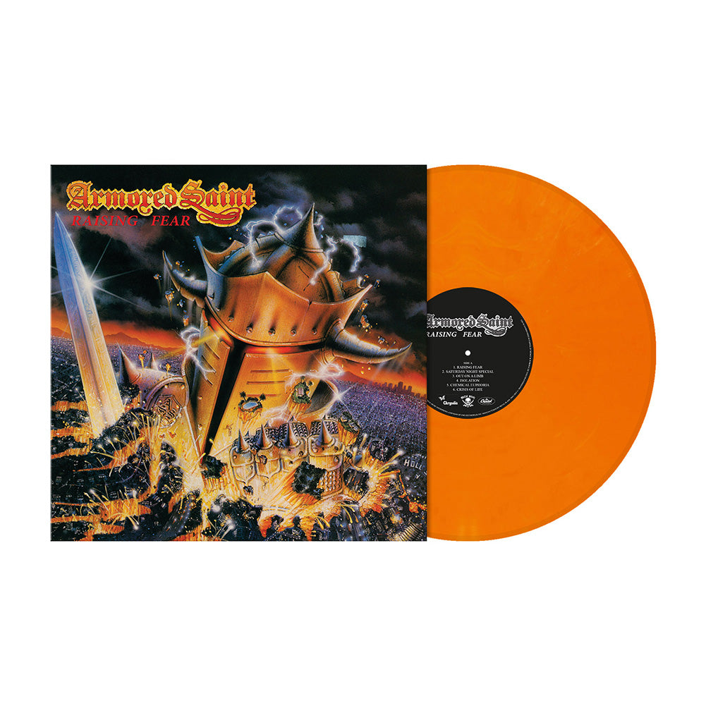 Armored Saint "Raising Fear" Fiery Orange Marbled Vinyl