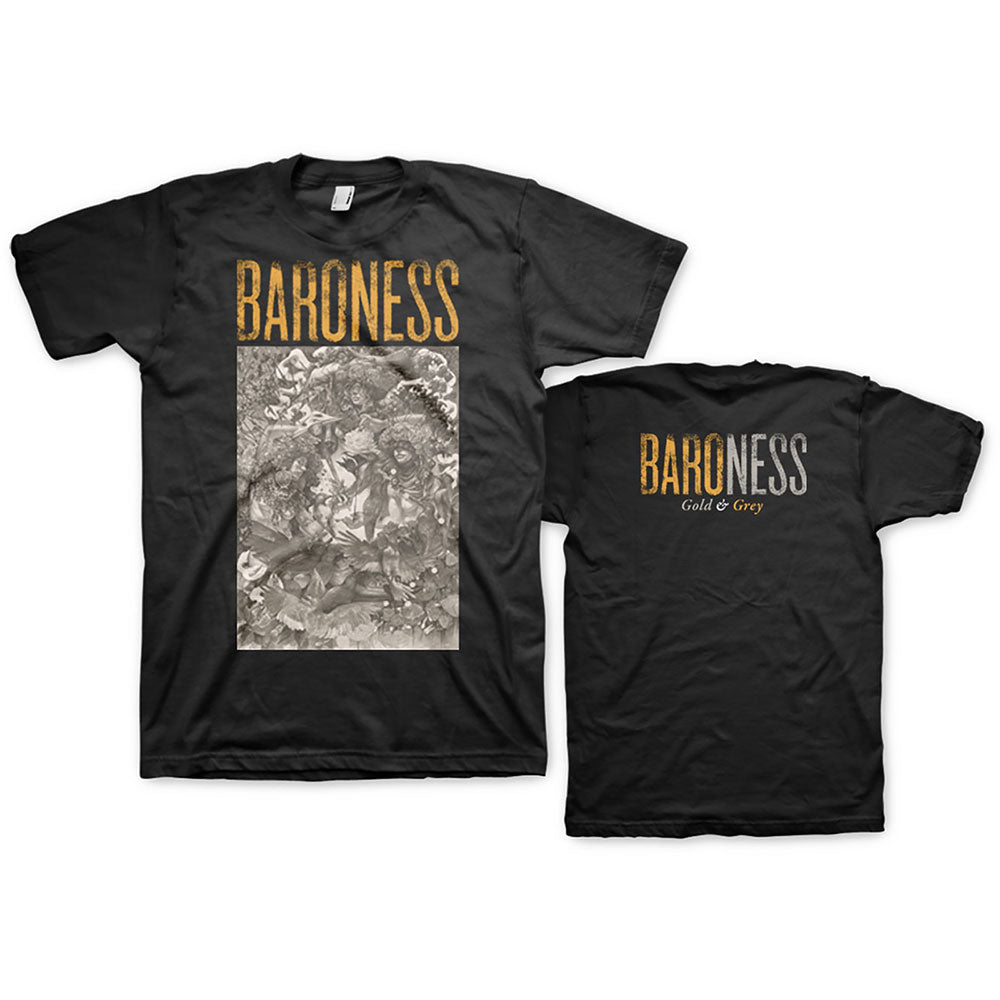 Baroness "Gold & Grey" T shirt