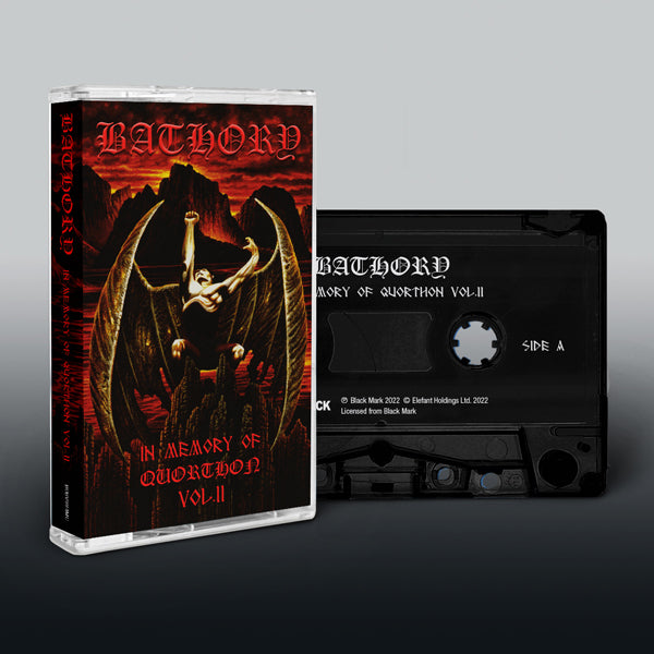 Bathory "In Memory Of Quorthon Vol. 2" Cassette Tape