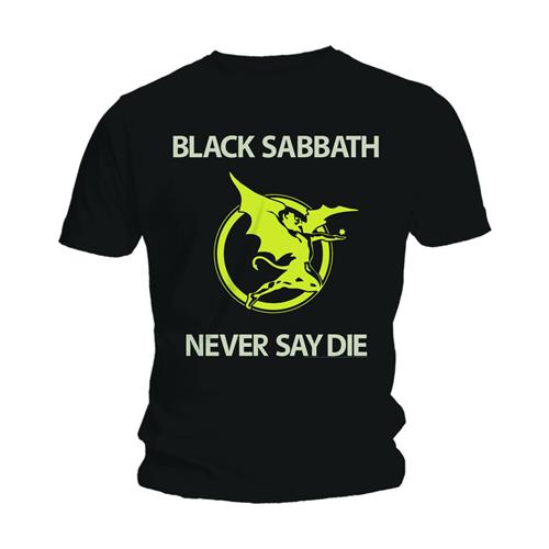 Black Sabbath "Never Say Die" T shirt
