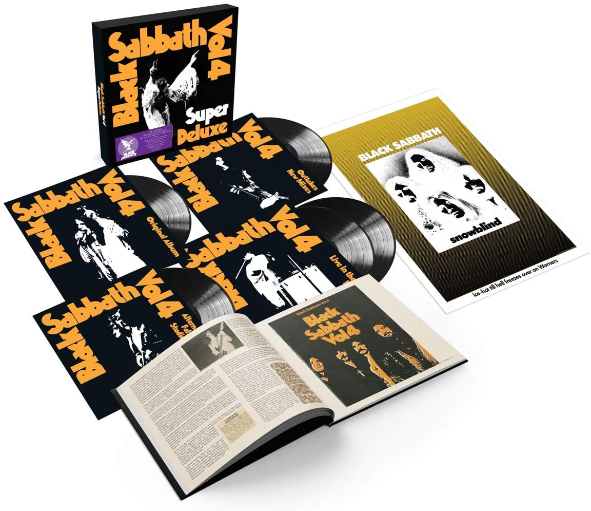 Black Sabbath Vol. 4 Deluxe 5 LP Vinyl Box Set – Earache Records Ltd