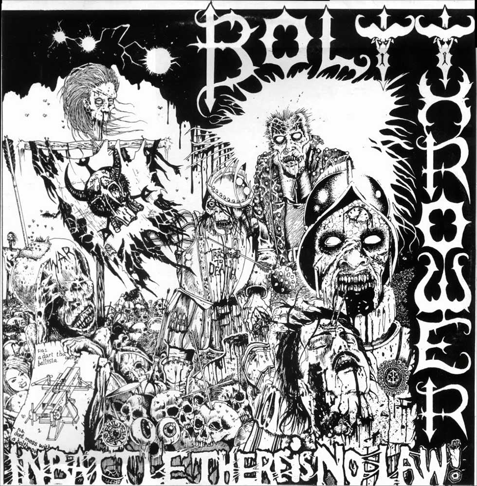 Bolt Thrower "In Battle There Is No Law" Clear / Grey/ White Splatter Vinyl