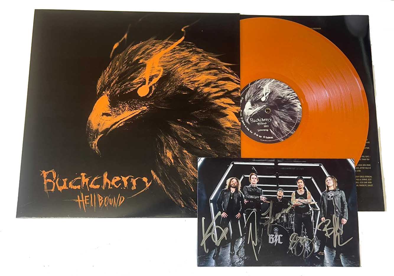 Buckcherry "Hellbound" SIGNED Orange Vinyl w/ Unique Orange Cover