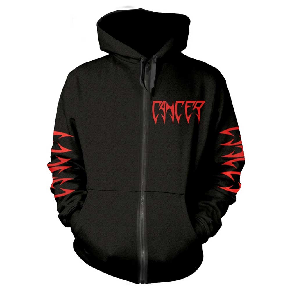 Cancer "Death Shall Rise" Zip Hoodie