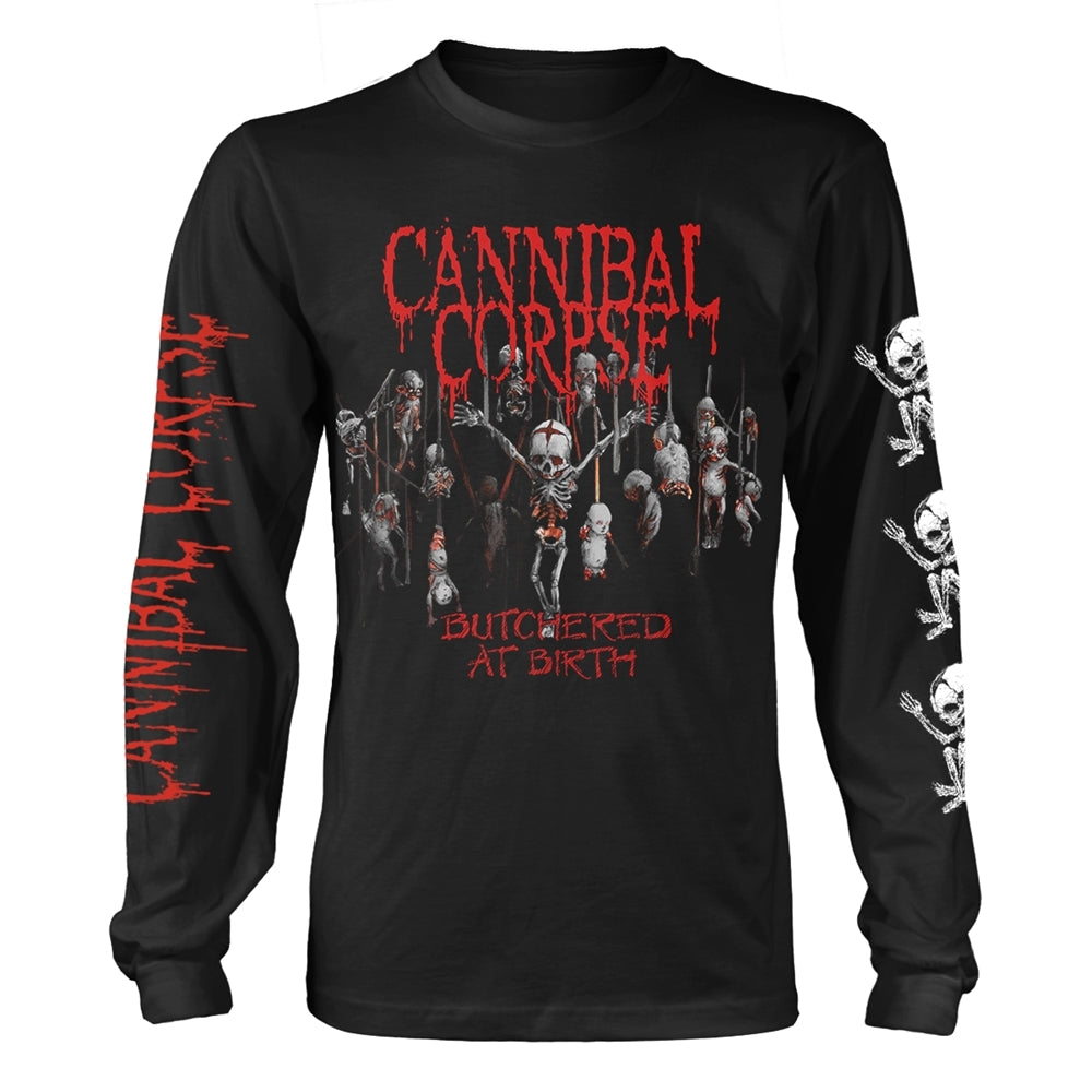 Cannibal Corpse "Butchered At Birth Baby" Long Sleeve T shirt
