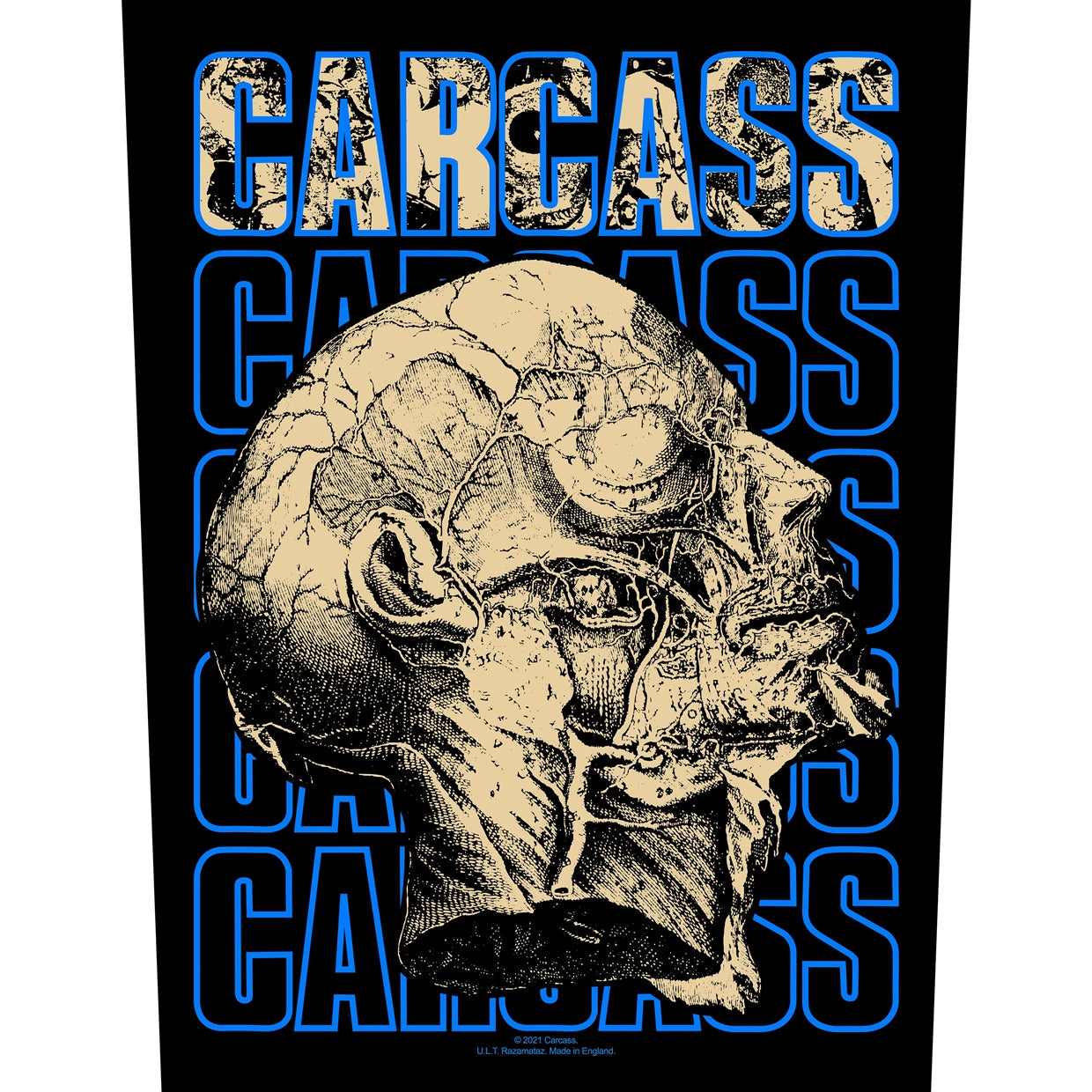 Carcass "Necro Head" Back Patch