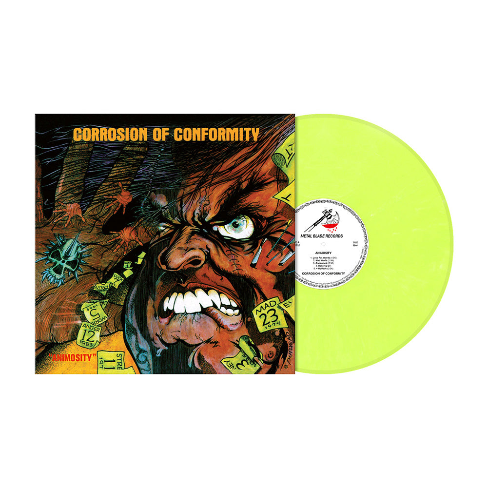 Corrosion Of Conformity "Animosity" Light Yellow Green Vinyl