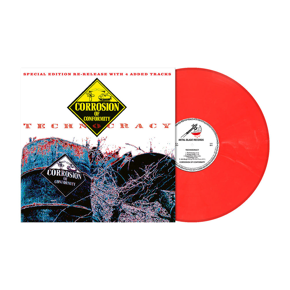 Corrosion Of Conformity "Technocracy" Bright Red White Vinyl