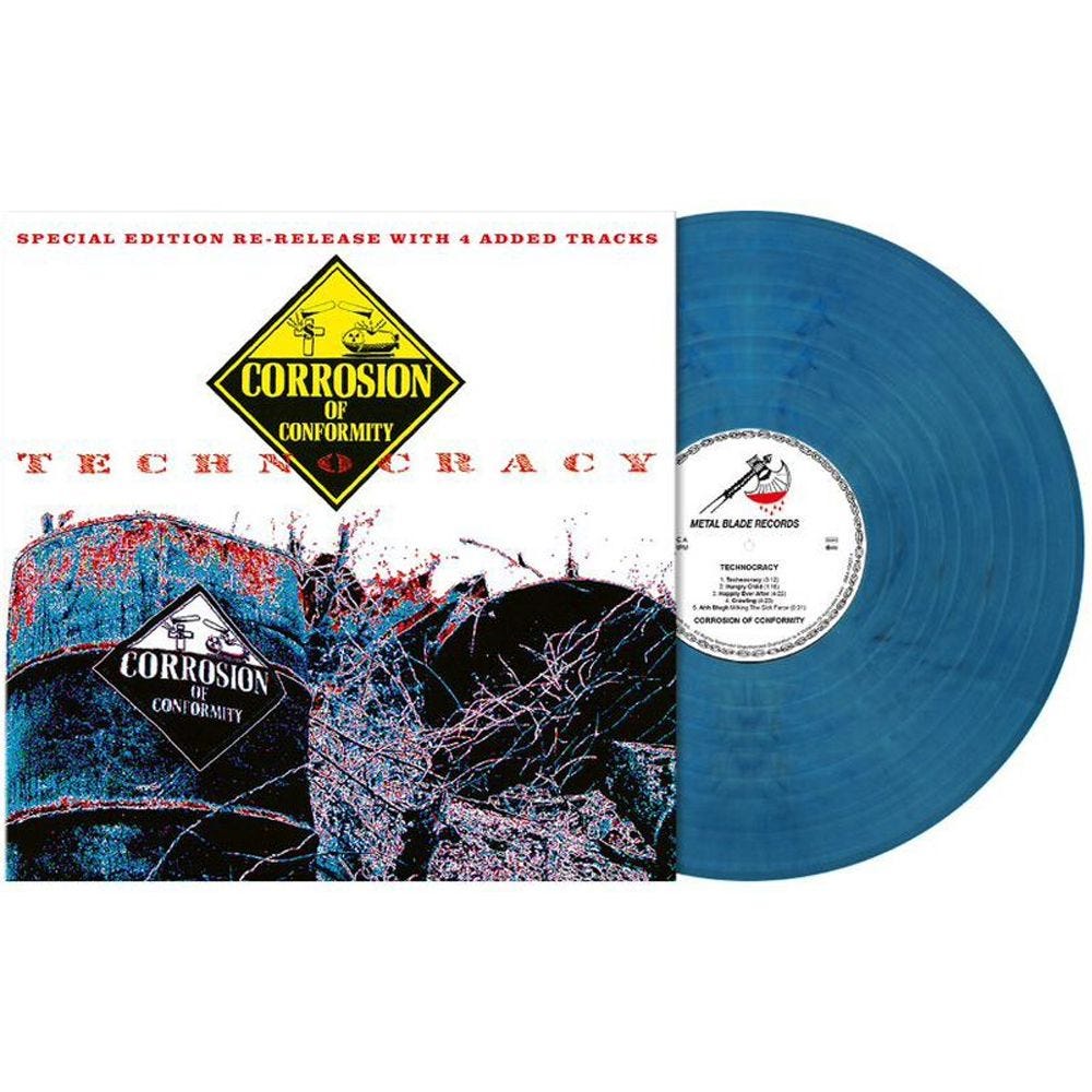 Corrosion Of Conformity "Technocracy" Clear Azure Blue Vinyl