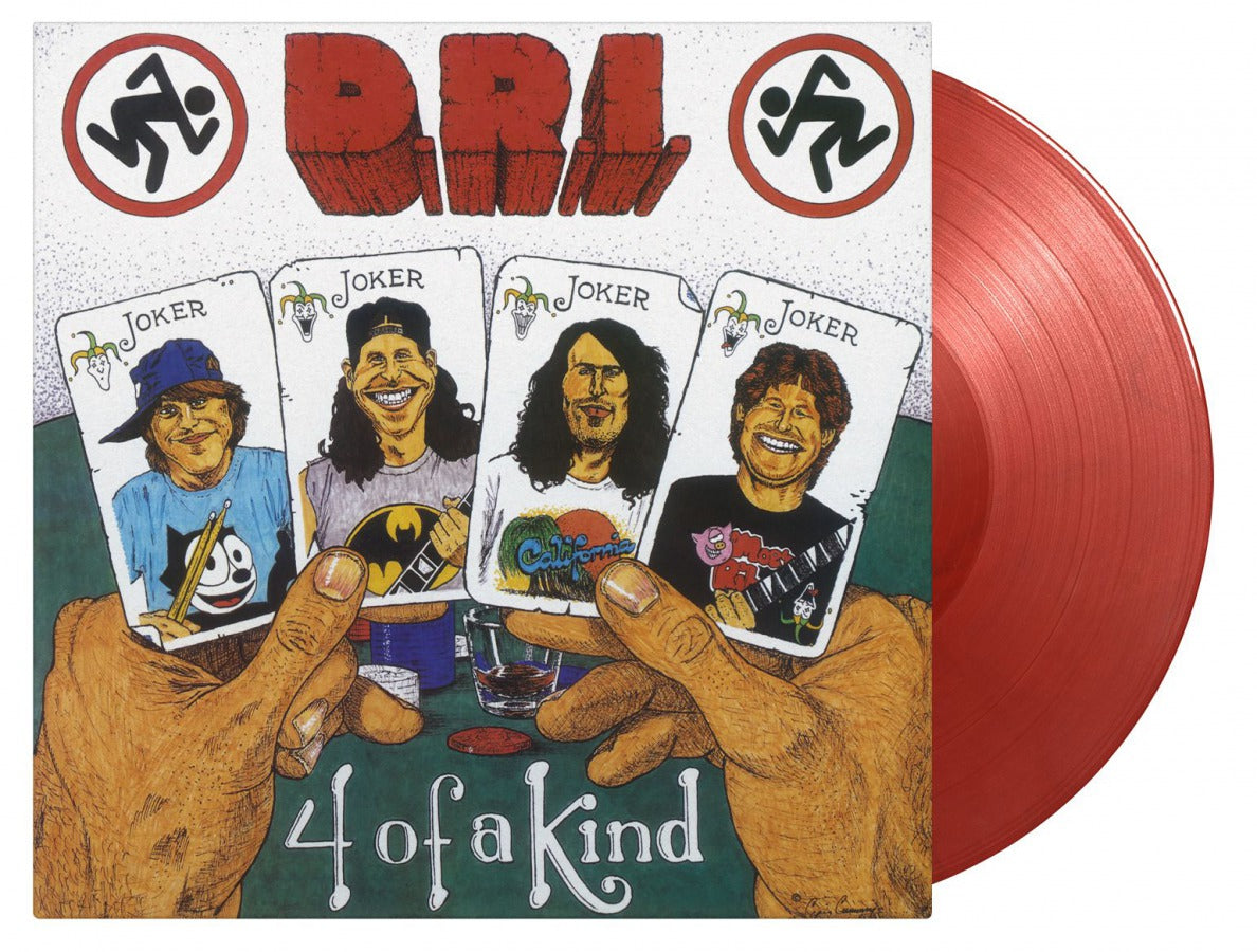 D.R.I. "4 Of A Kind" 180g Red/Black Marbled Vinyl