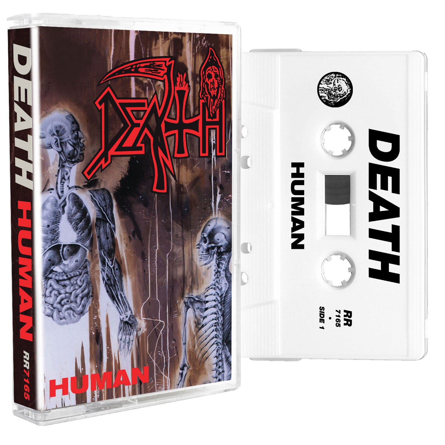 Death "Human" Limited Edition White Cassette Tape