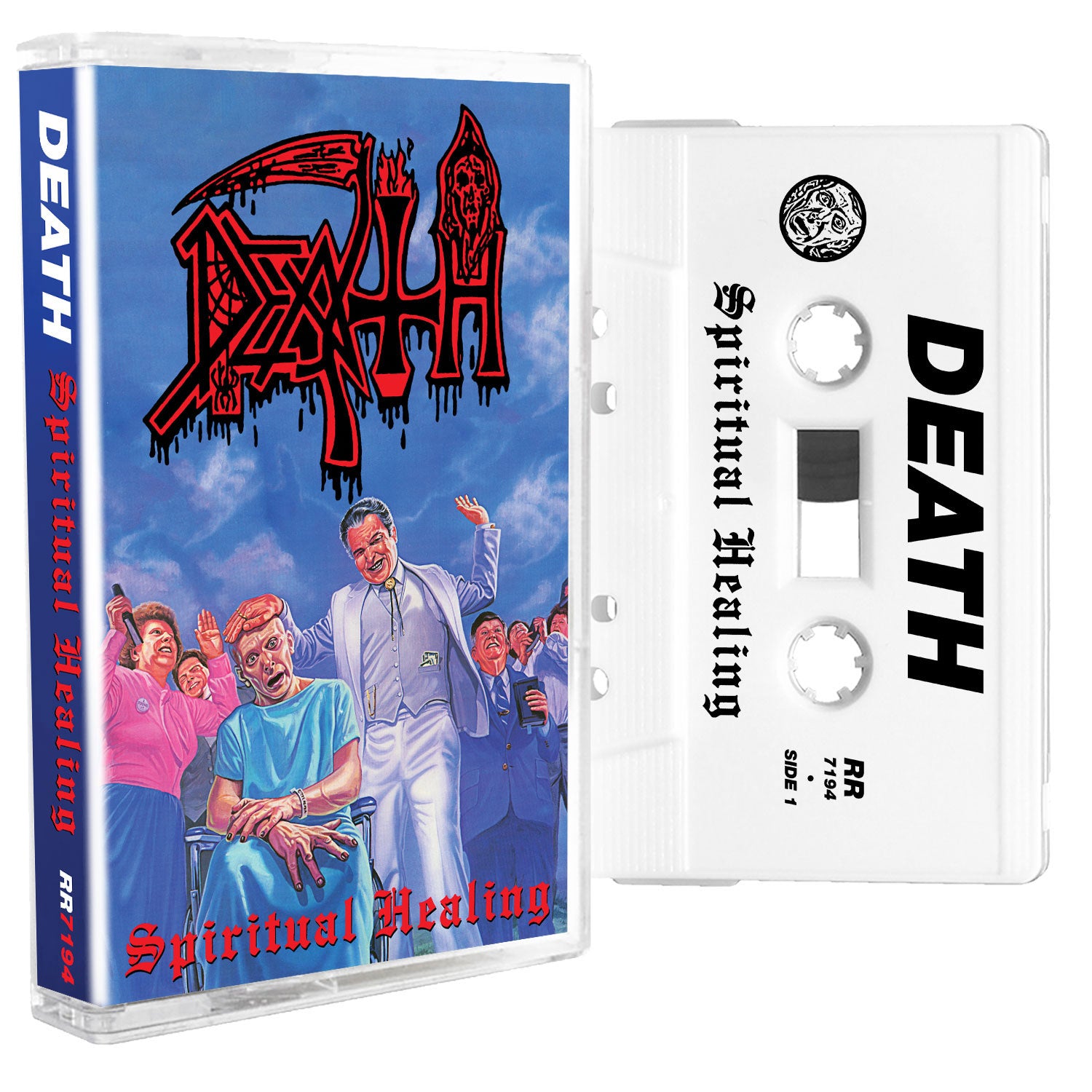 Death "Spiritual Healing" Limited Edition White Cassette Tape