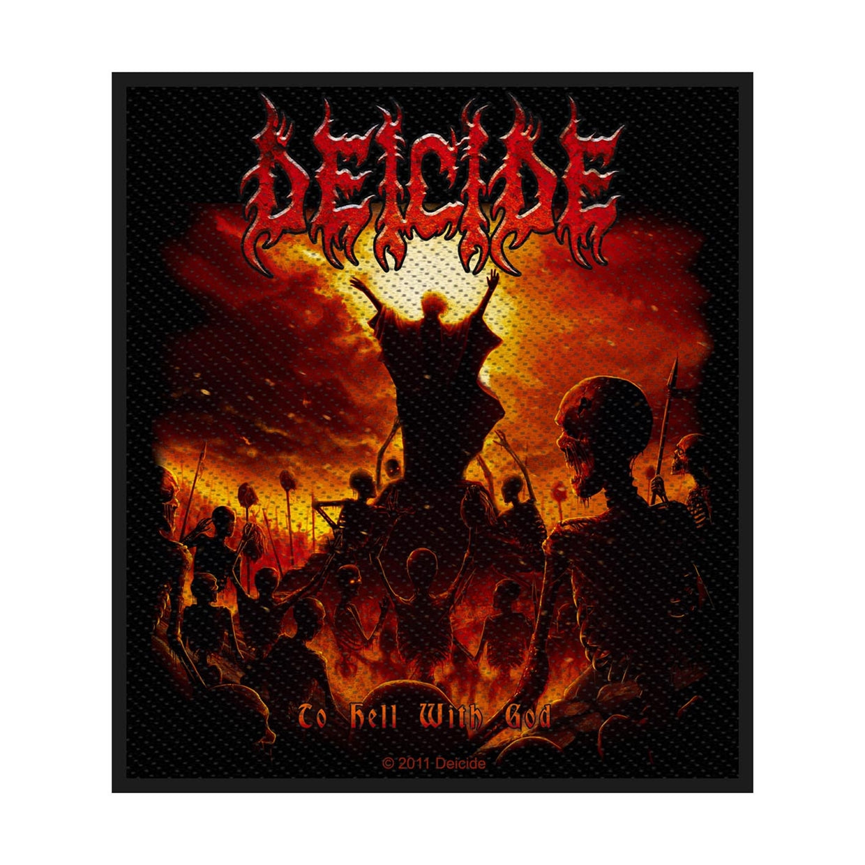 Deicide "To Hell With God" Woven Patch