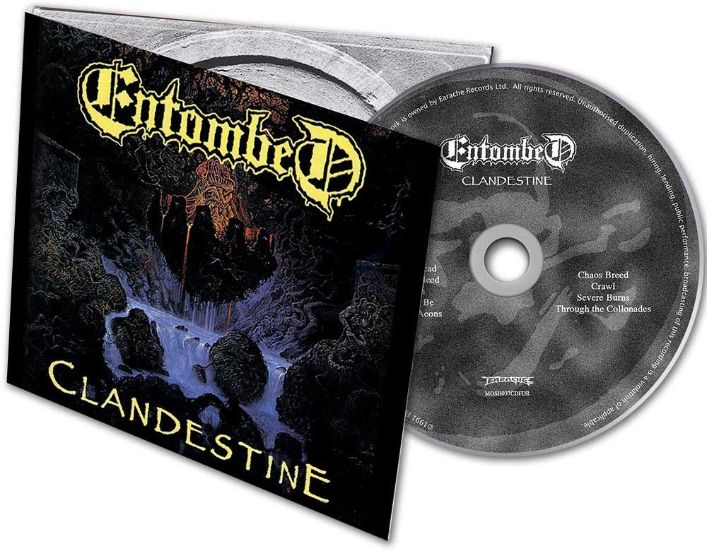 Entombed "Clandestine" Full Dynamic Range Digipak CD