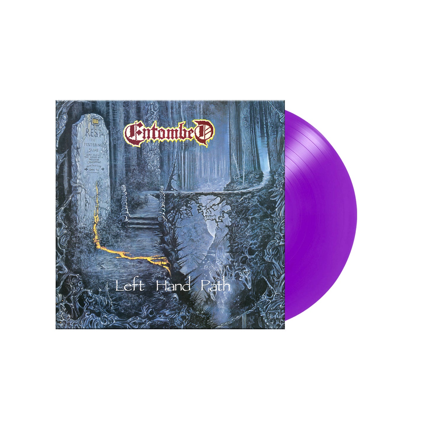 Entombed "Left Hand Path" FDR Purple Vinyl