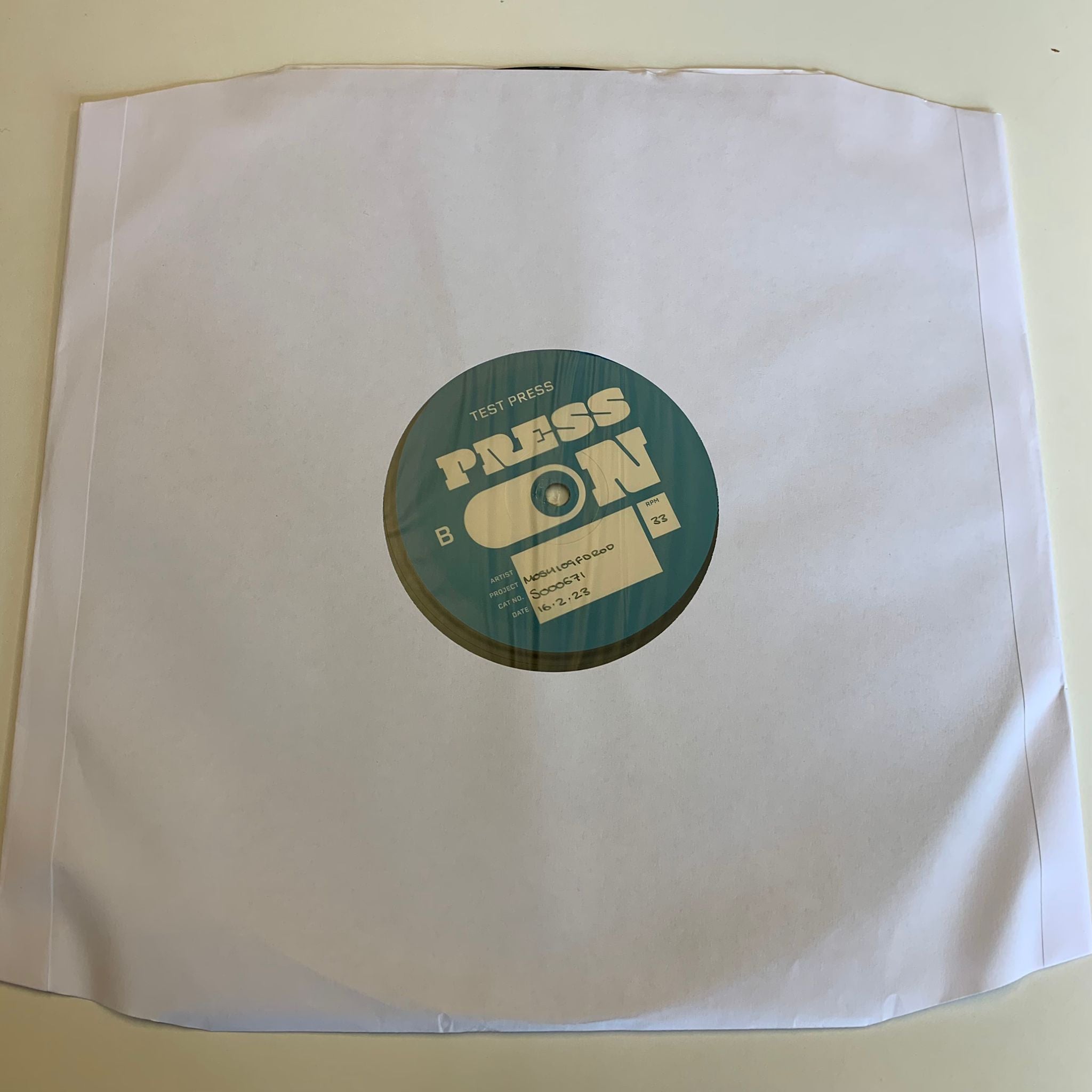 Green Druid "At The Maw Of Ruin" Test Pressing