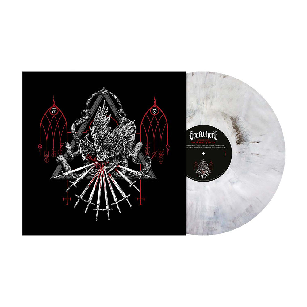 Goatwhore "Angels Hung From The Arches Of Heaven" White / Black Marbled Vinyl