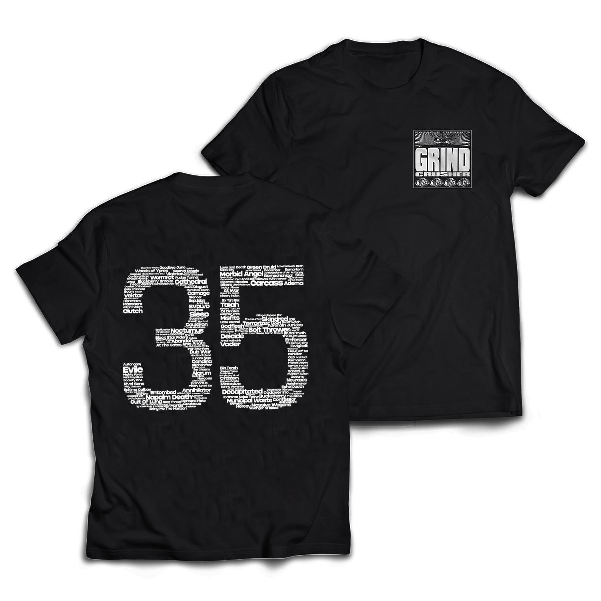 Earache "35 Years Of Noise - Tank" T shirt