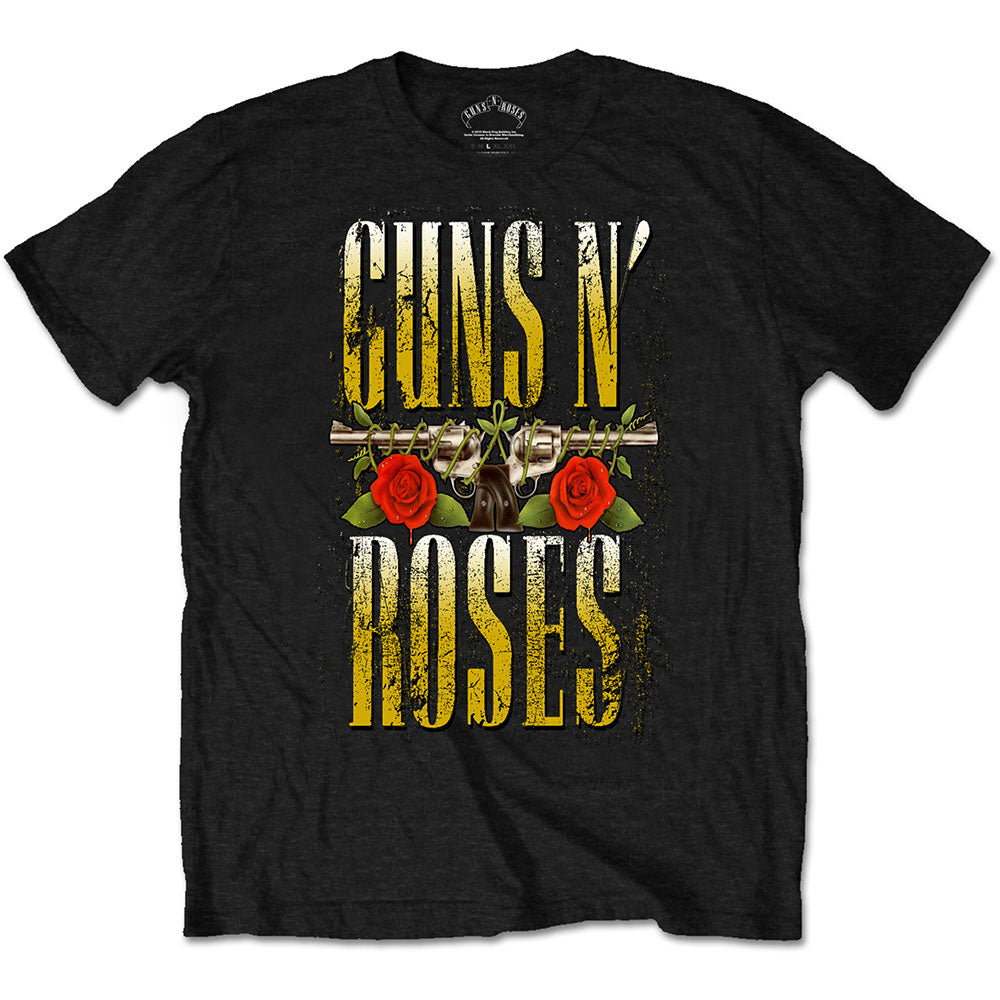Guns 'n' Roses "Big Guns" Black T shirt