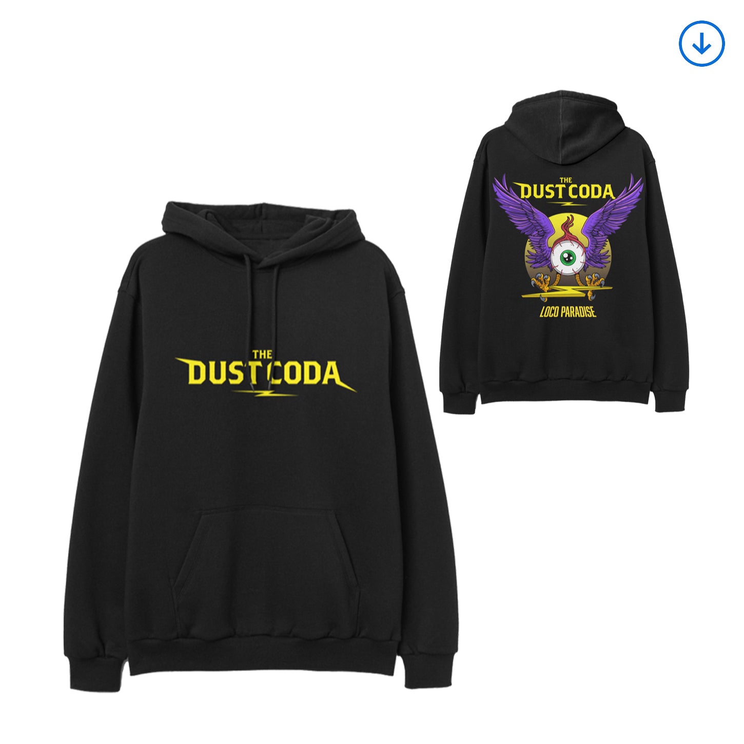 The Dust Coda "Loco Paradise" Pullover Hoodie