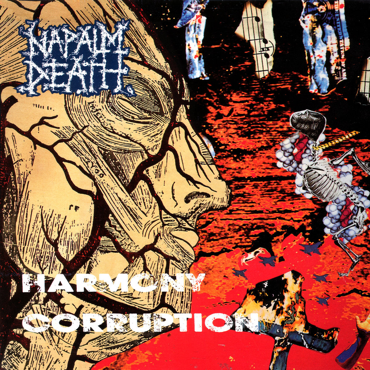 Napalm Death "Harmony Corruption" Purple Vinyl