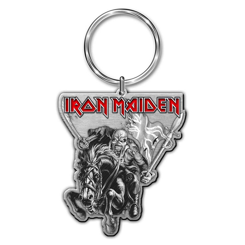 Iron Maiden "Maiden England" Enamel Keychain