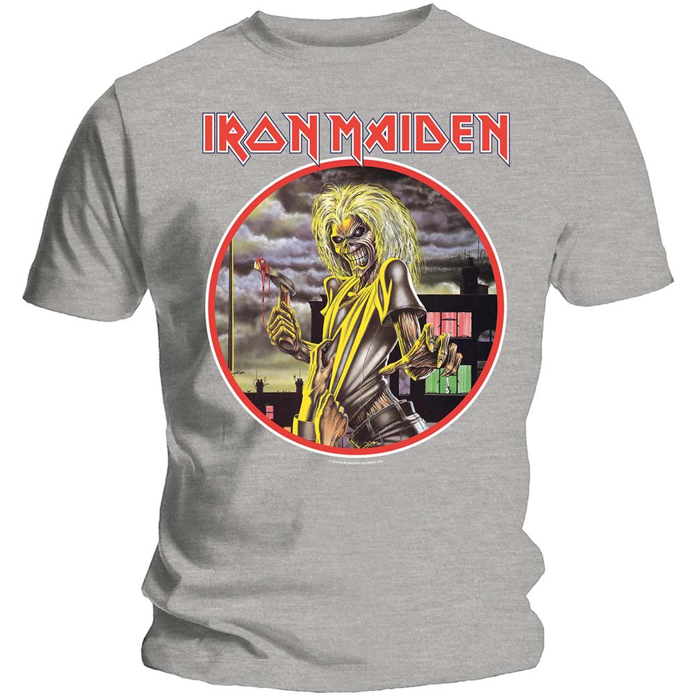 Iron Maiden "Killers Circle" Grey T shirt