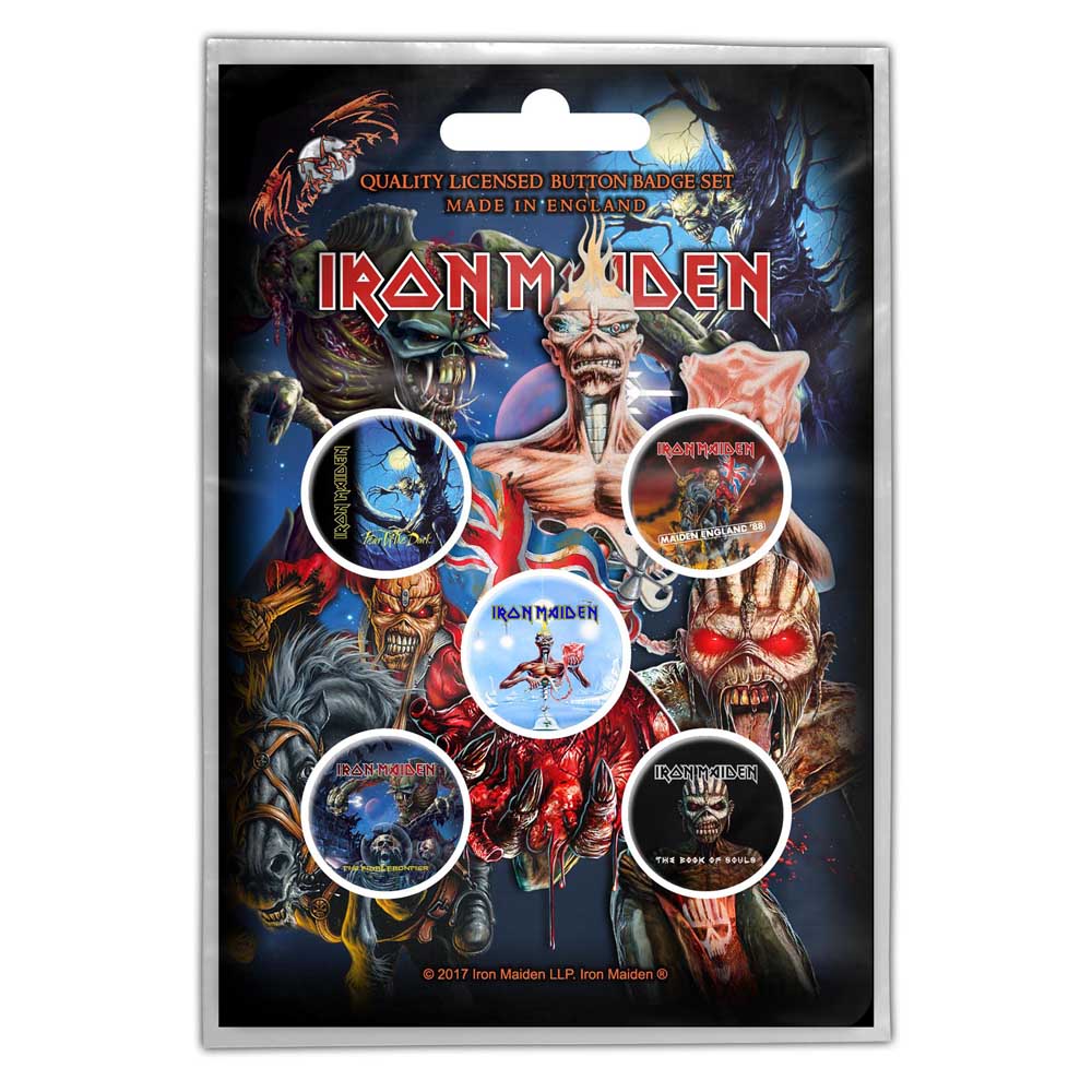 Iron Maiden "Later Albums" 5 Button Pack