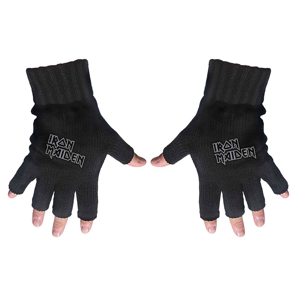 Iron Maiden "Logo" Fingerless Gloves
