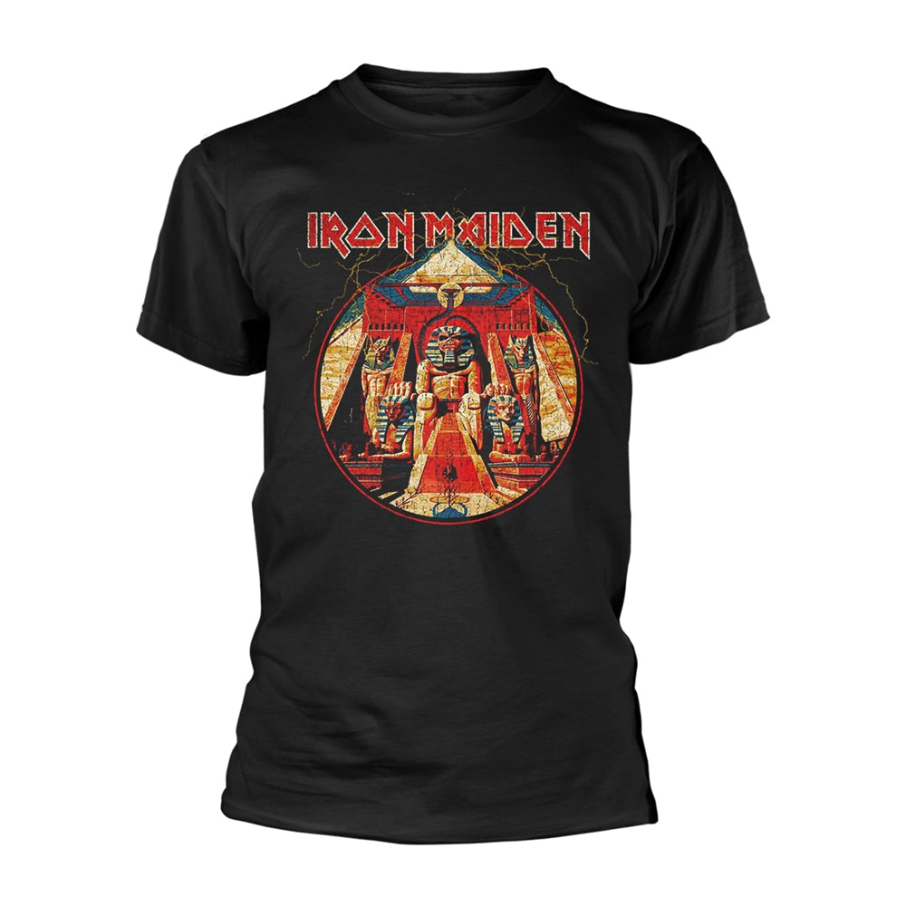 Iron Maiden "Powerslave Lightning Circle" T shirt