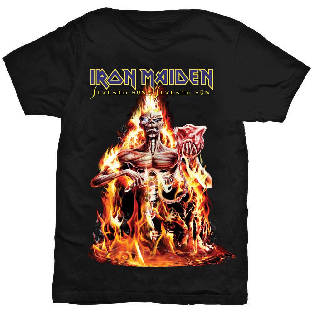 Iron Maiden "Seventh Son Fire" T shirt