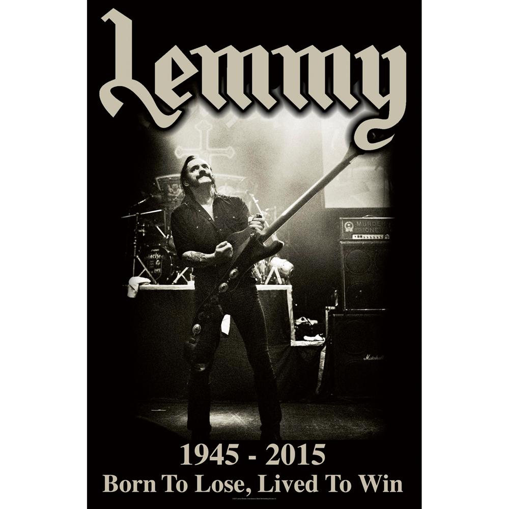 Lemmy "Lived To Win" Flag