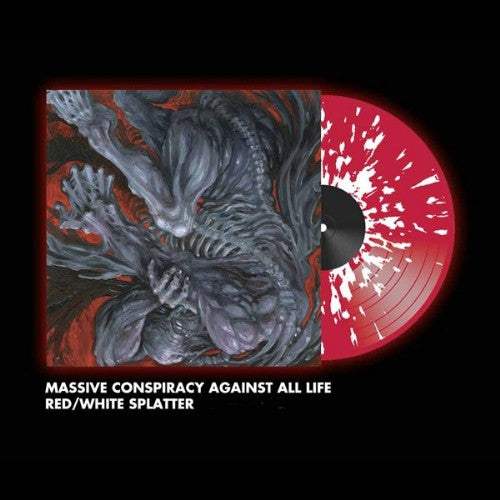 Leviathan "Massive Conspiracy Against All Life" Red/White Splatter Vinyl