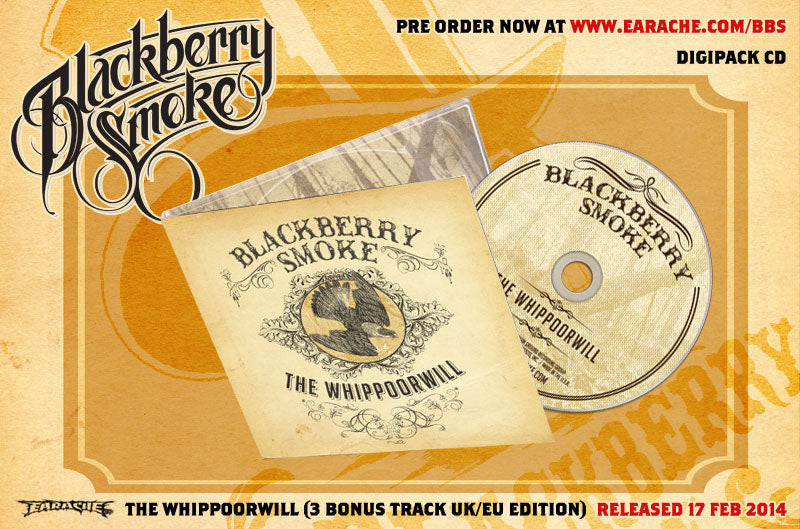 Blackberry Smoke "The Whippoorwill" Digipak CD (3 Bonus Track UK/EU Edition)