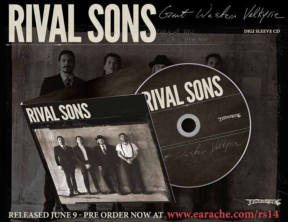 Rival Sons "Great Western Valkyrie" Digisleeve CD & Download