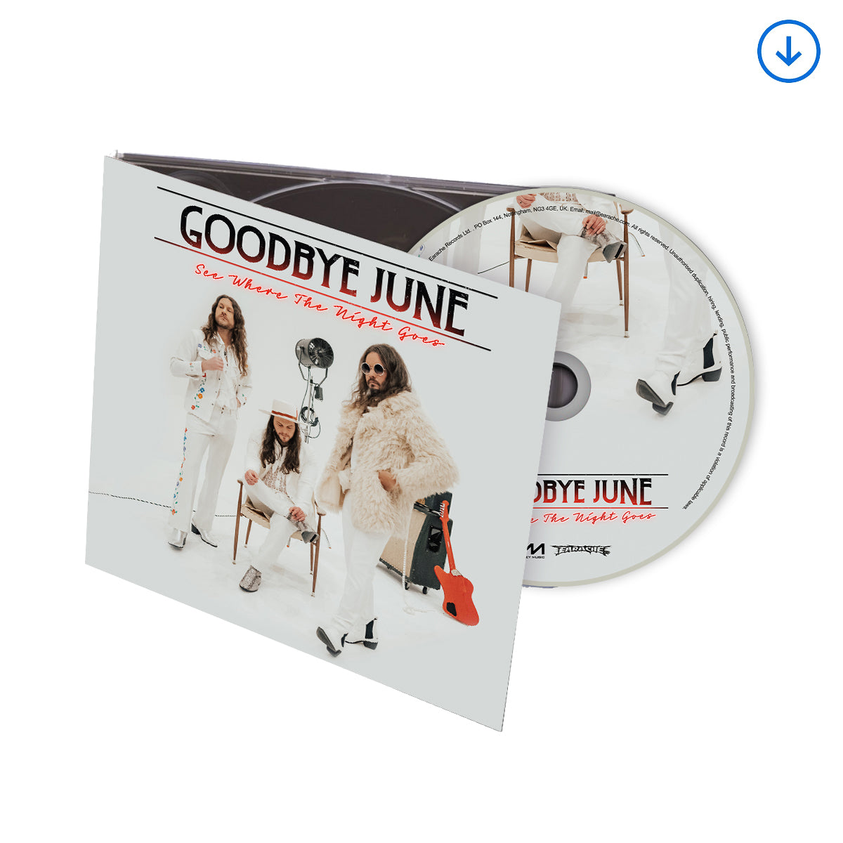 Goodbye June - See Where The Night Goes New CD. CDs. 5055006564815.