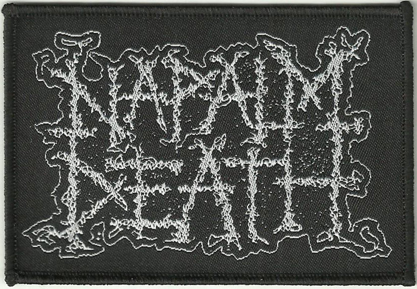Napalm Death "Logo" Woven Patch - 10cm x 7cm