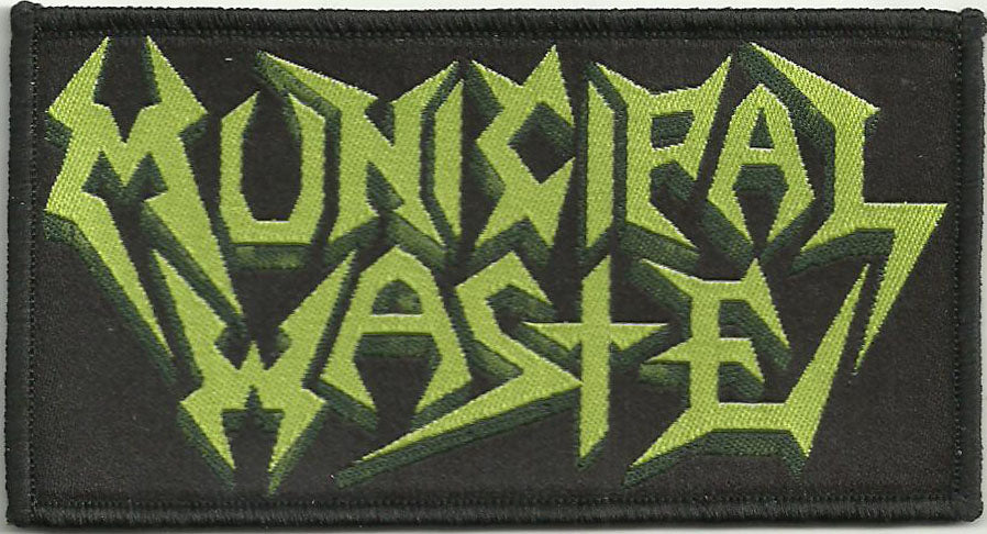 Municipal Waste "Logo" Woven Patch - 11cm x 6.3cm