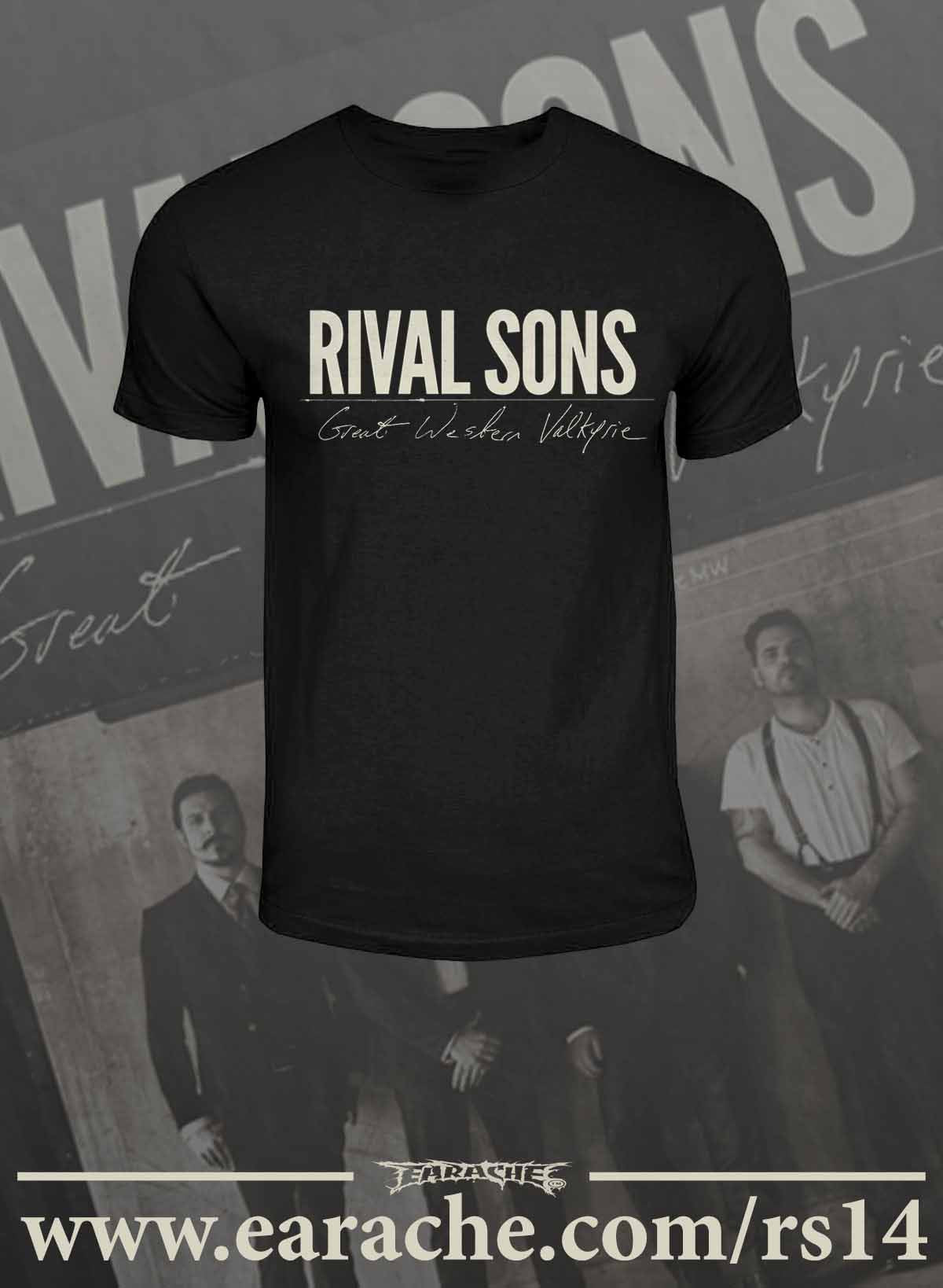 Rival Sons "Great Western Valkyrie" Logo T-shirt