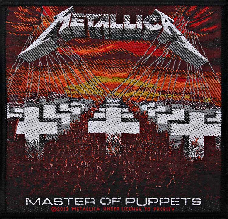 Metallica "Master Of Puppets" Patch