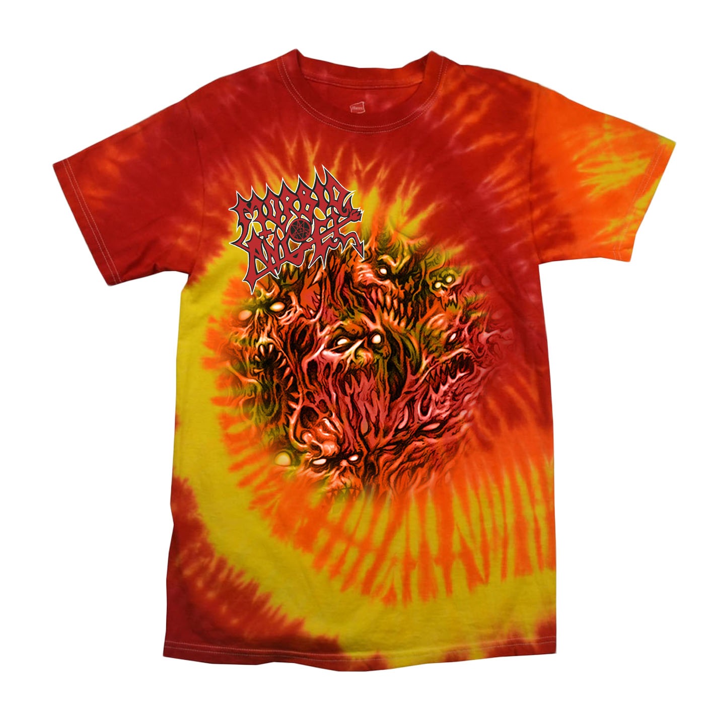 Morbid Angel "Altars Of Madness" Red Tie Dye T shirt