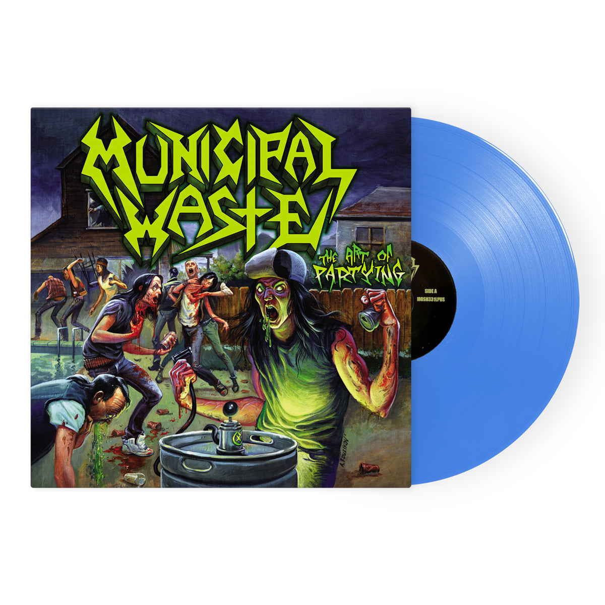 Municipal Waste "The Art Of Partying" Blue Vinyl