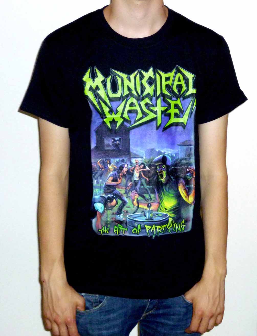 Municipal Waste "The Art Of Partying" Black T-shirt