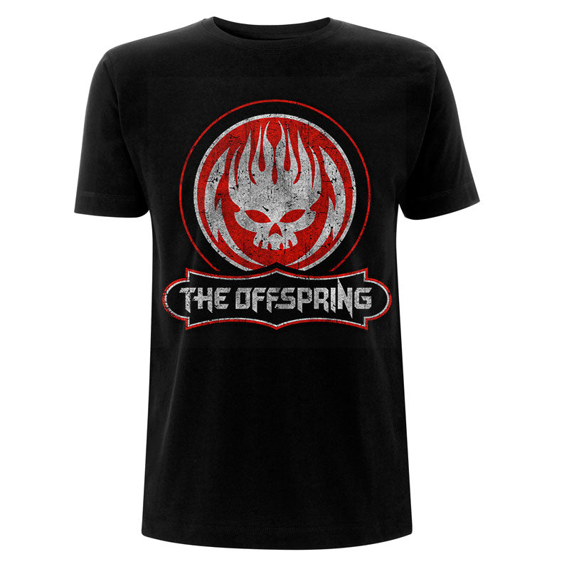 The Offspring "Distressed Skull" T shirt