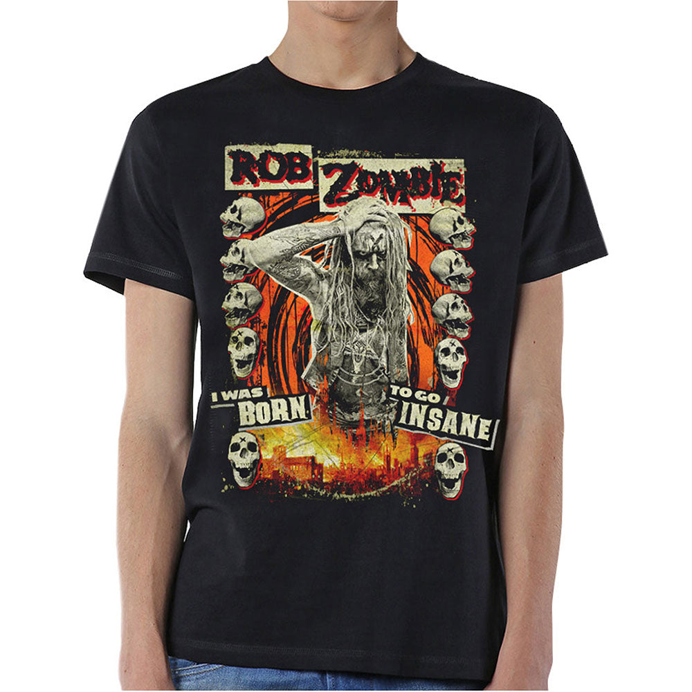 Rob Zombie "Born To Go Insane" T shirt