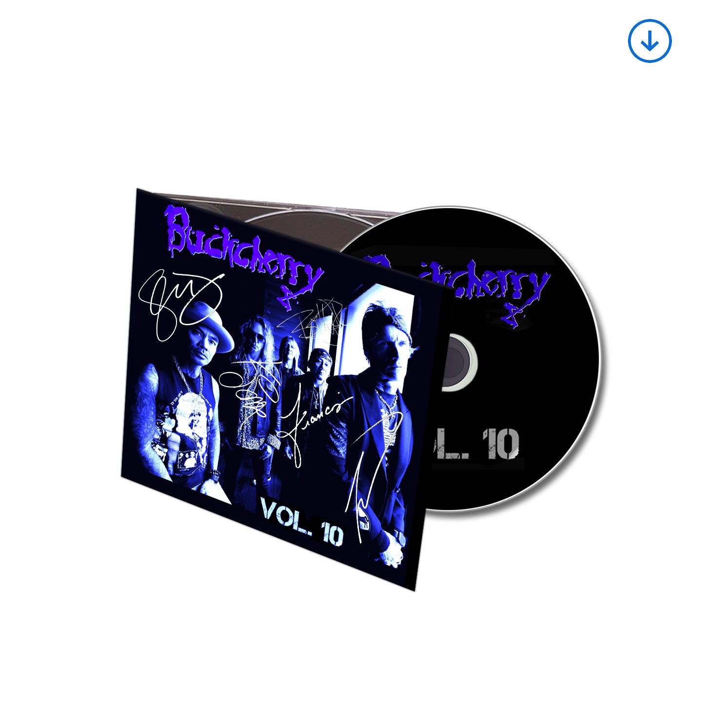 Buckcherry "Vol. 10" Signed Digipak CD w/ Alternate Cover