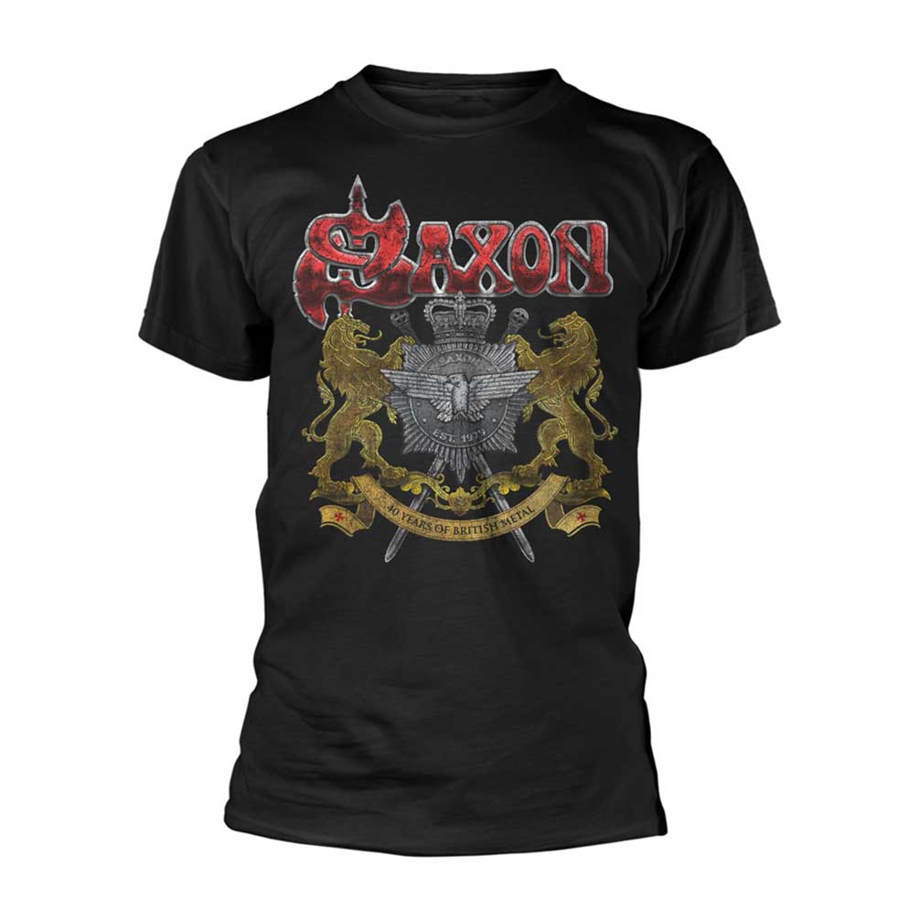 Saxon "40 Years" T shirt