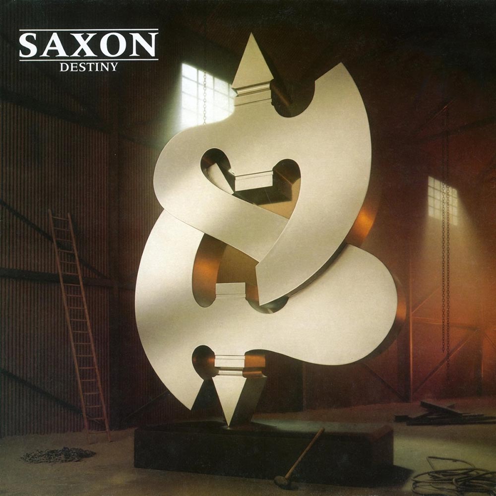 Saxon "Destiny" Gold / Brown Half and Half Vinyl