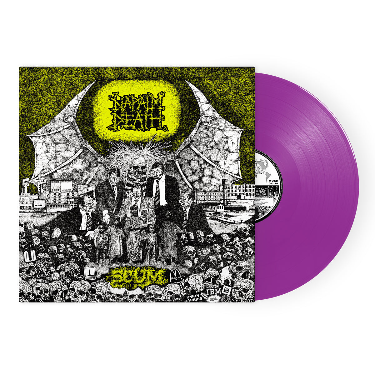 Napalm Death "Scum" FDR Purple Vinyl