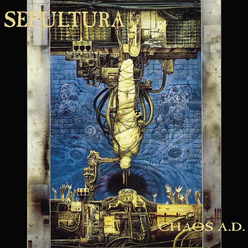 Sepultura "Chaos AD" Deluxe Gatefold 2x12" Vinyl